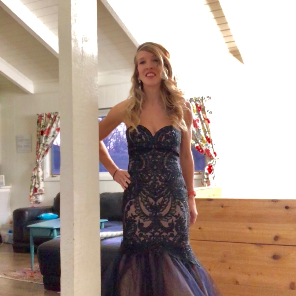 Alyce Paris Mermaid Dress size 4